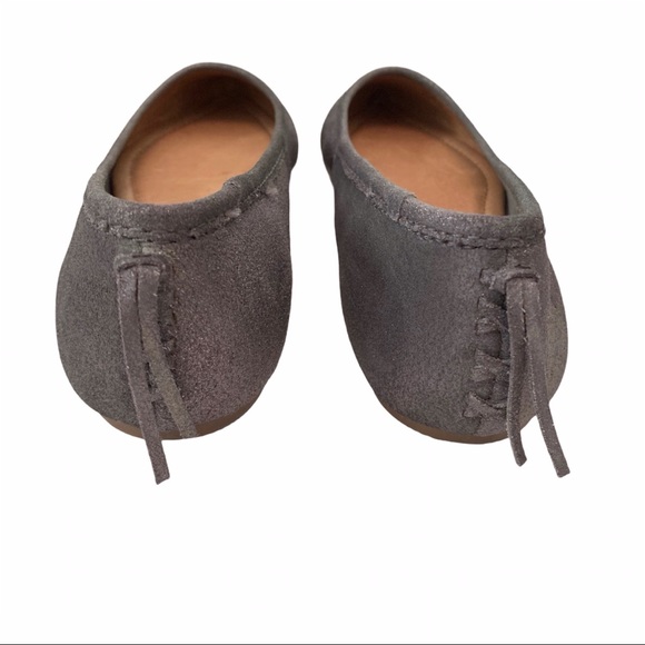 Frye 7.5 Regina Ballet Flats Metallic NEW No Box - Picture 7 of 8